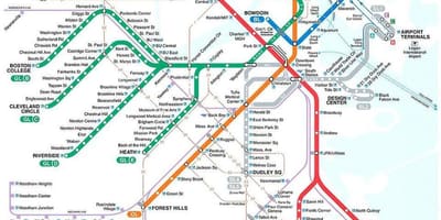 نقشه MBTA