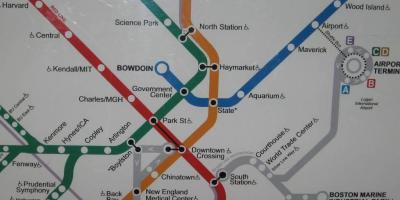 بوستون جنوبی, نقشه ایستگاه