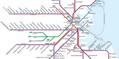 بوستون ایستگاه قطار نقشه