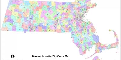 کد پستی و نقشه بوستون
